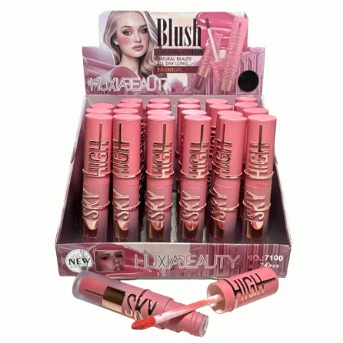 RUBOR LIQUIDO SKY HIGH PRESENTACION ROSADA HUXIABEAUTY