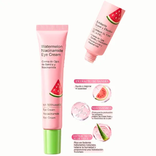 CREMA PARA OJERAS HIDRATANTE Y REAFIRMANTE DE SANDIA Y NIACINAMIDA KORMESIC