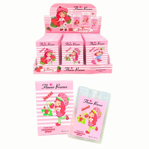 PERFUME CON DISEÑO DE ROSITA FRESITA FLOWER ROCOCO 20ML