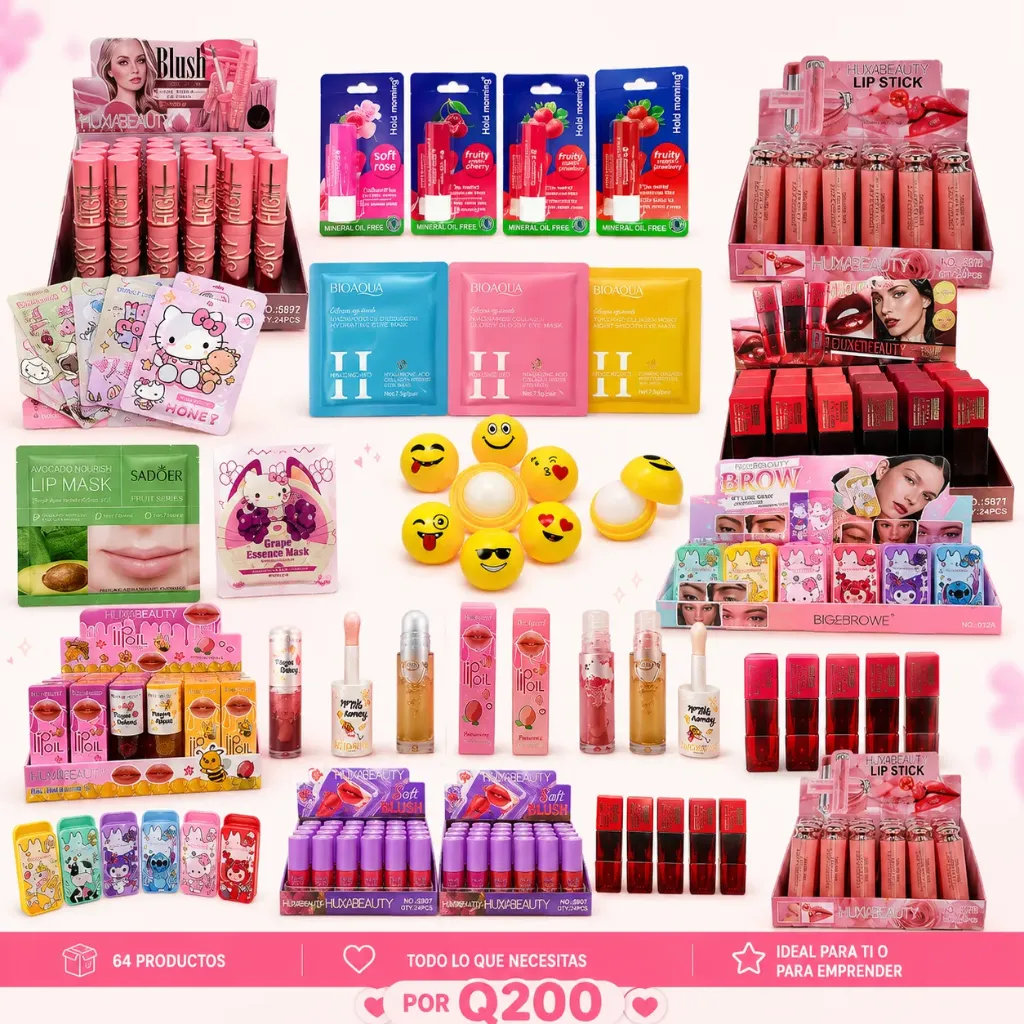 COMBO DE 64 PRODUCTOS POR Q200