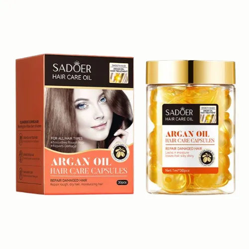 CAPSULAS MULTIVITAMÍNICAS PARA CABELLO DE ARGÁN SADOER 30 PCS