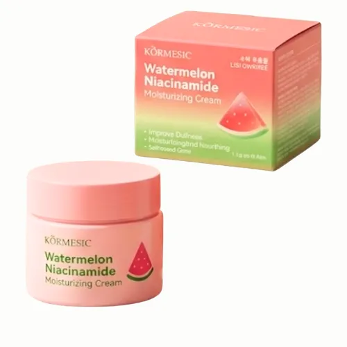 CREMA FACIAL HIDRATANTE CON EXTRACTO DE SANDIA Y NIACINAMIDA KORMESIC