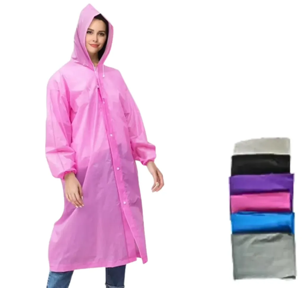 CAPA IMPERMEABLE PARA LLUVIA TALLA UNIVERSAL Y COLORES SURTIDOS