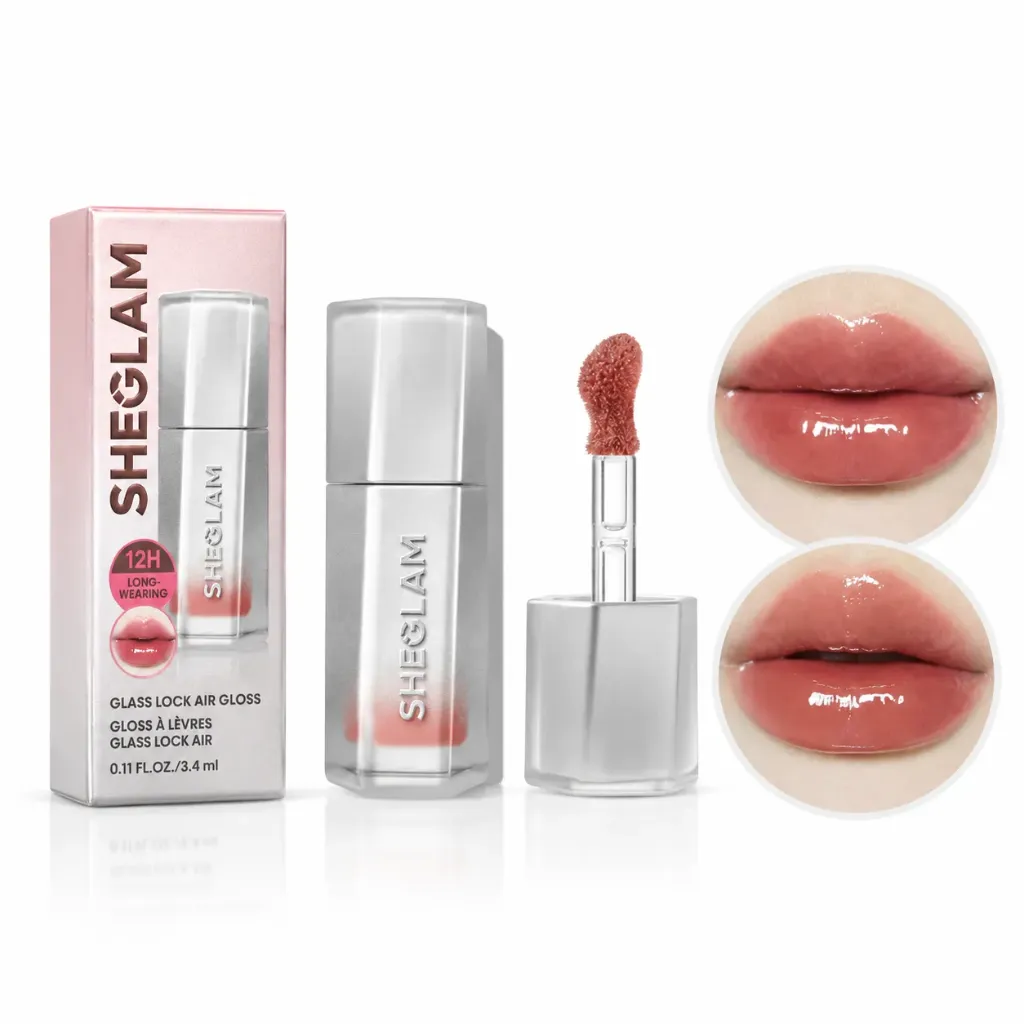 BRILLO LABIAL SHEGLAM GLASS LOCK AIR GLOOS 3.4ML