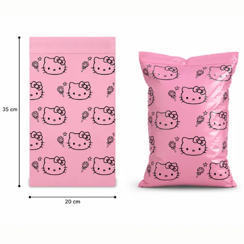 BOLSA PARA EMPQUE DE HELLO KITTY 20CM x 35CM