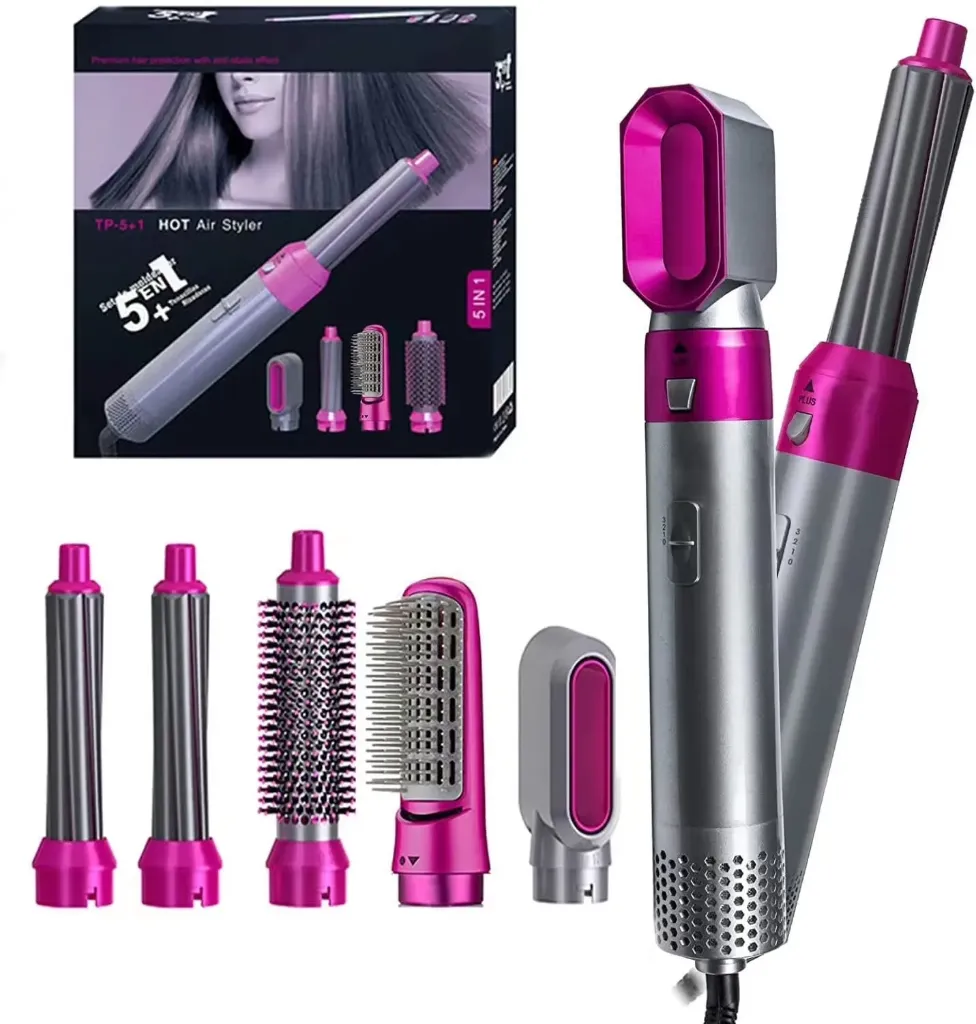 CEPILLO SECADOR Y MOLDEADOR DE CABELLO 5 EN 1 PROFESIONAL