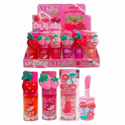 BRILLO LABIAL MAGIC YOUR LIFE AROMAS Y DISEÑOS FRUTALES