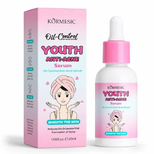 SUERO ANTI ACNE Y CONTROL GRASA DE ACIDO SALICILICO KORMESIC 30ML