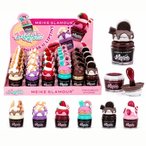 TINTA LABIAL MAGICO EN FORMA DE HELADO MEIKE GLAMOUR