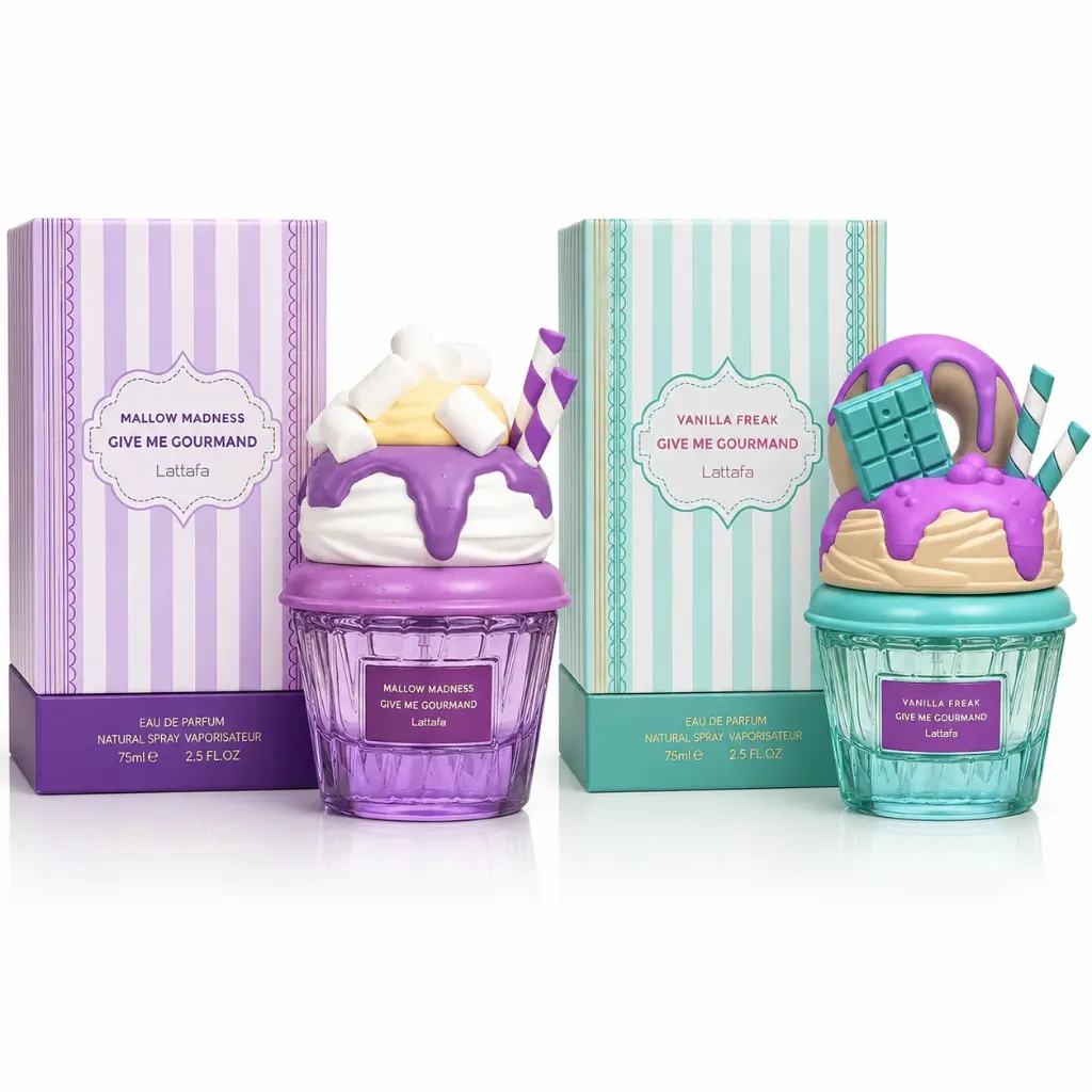 PERFUME PARA DAMA DUPE LATAFFA VANILLA FREAK Y MALLOW MADNESS 65ML
