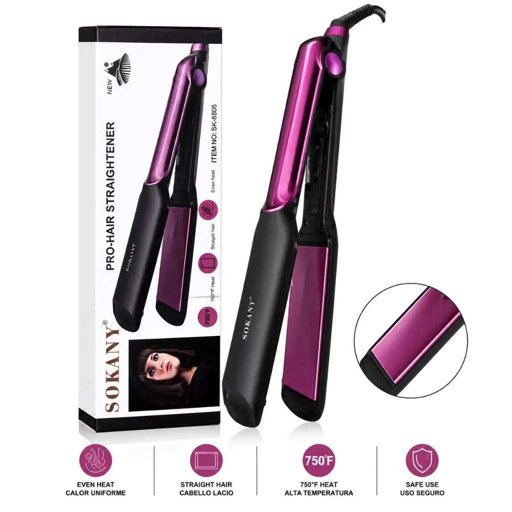 PLANCHA PARA CABELLO SOKANY PRO HAIR STRAIGHTENER