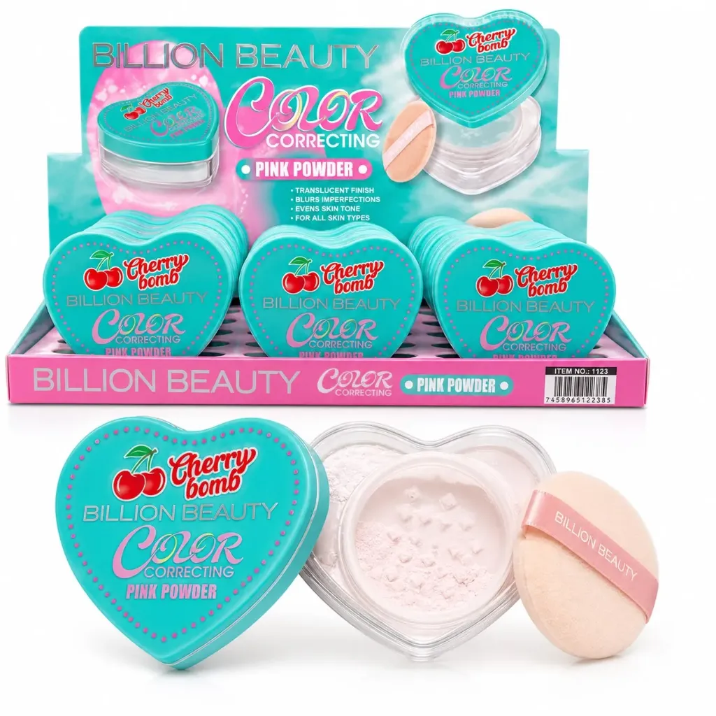POLVO SUELTO SELLADOR CHERRY BOMB B&B EN FORMA DE CORAZON