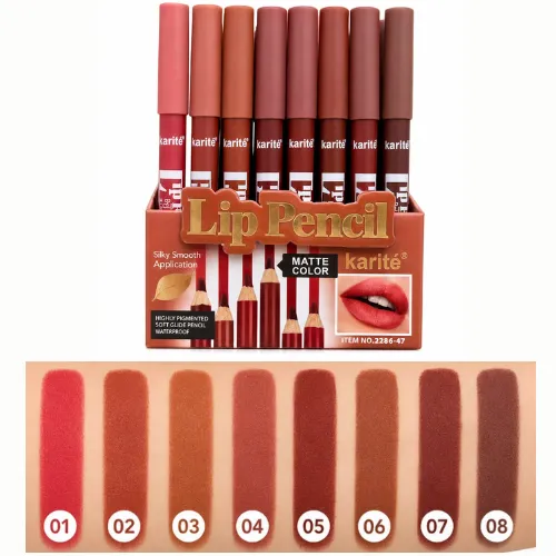 DELINEADOR DE LABIOS CREMOSO SILKY TONOS MATTE SURTIDOS KARITÉ