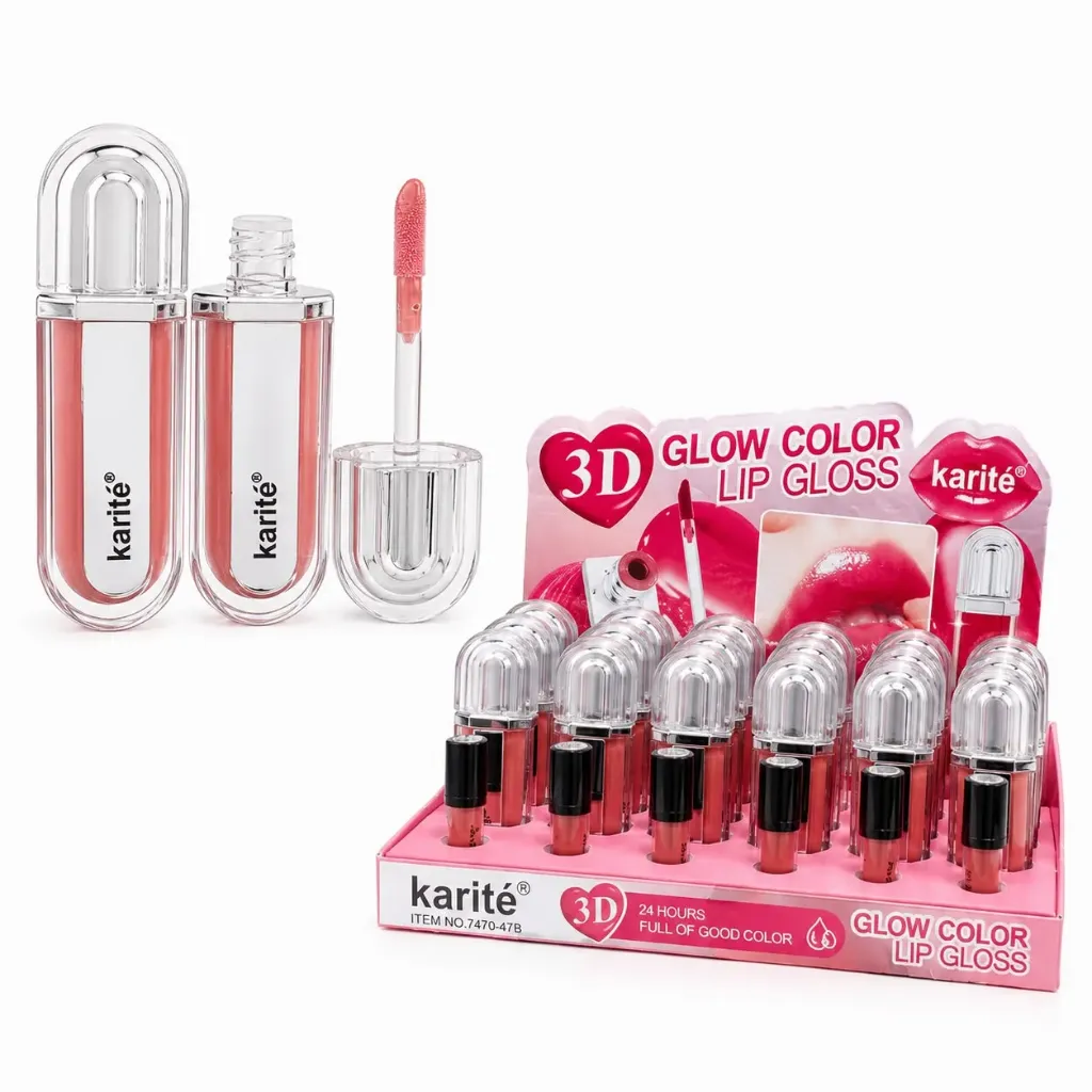 BRILLO LABIAL KARITÉ 3D GLOW COLOR LIP DUPE KIKO