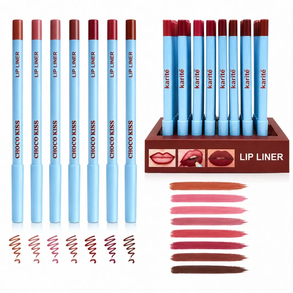 DELINEADOR DE LABIOS EN CRAYON CHOCO KISS KARITÉ TONOS SURTIDOS