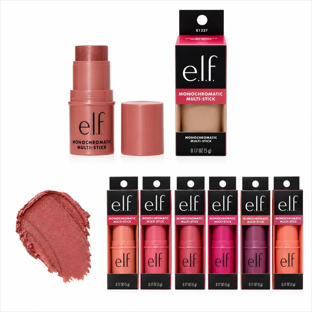 BARRA MULTIUSOS PARA MEJILLAS, LABIOS Y OJOS ELF MONOCHROMATIC