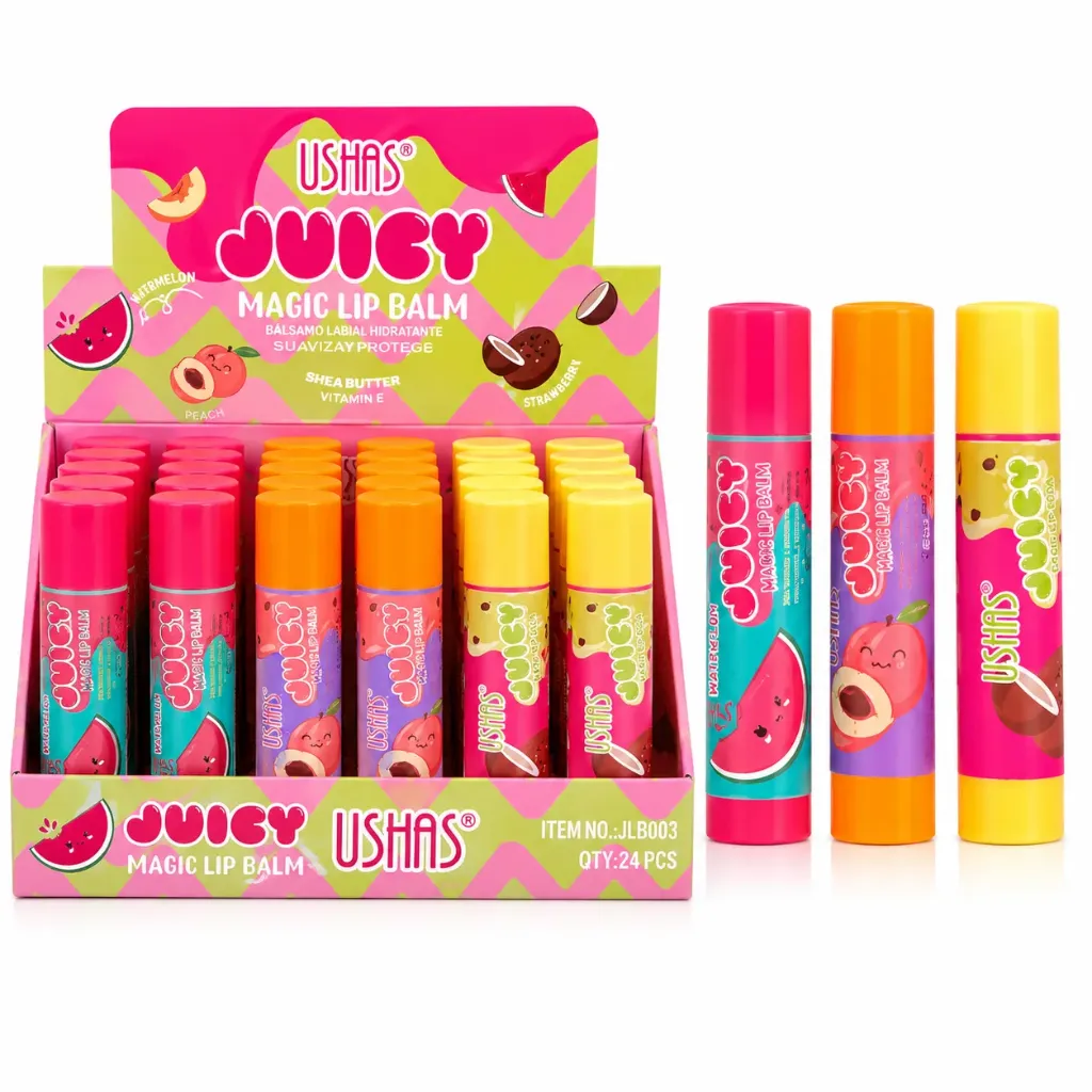 BALSAMO MAGICO HIDRATANTE Y REPARADOR DE LABIOS USHAS JUICY