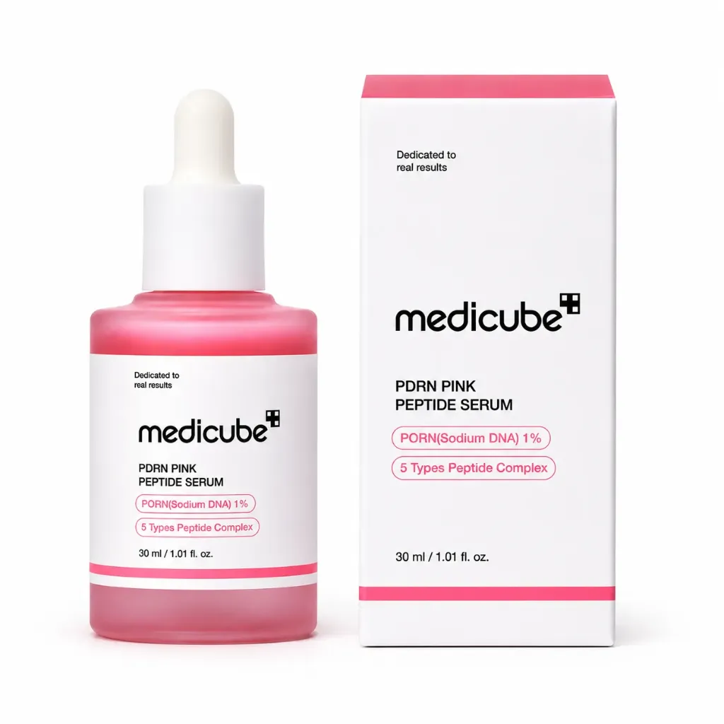 SUERO COREANO ANTI ARRUGAS  MEDICUBE DE PDR Y PEPTIDOS 30ML