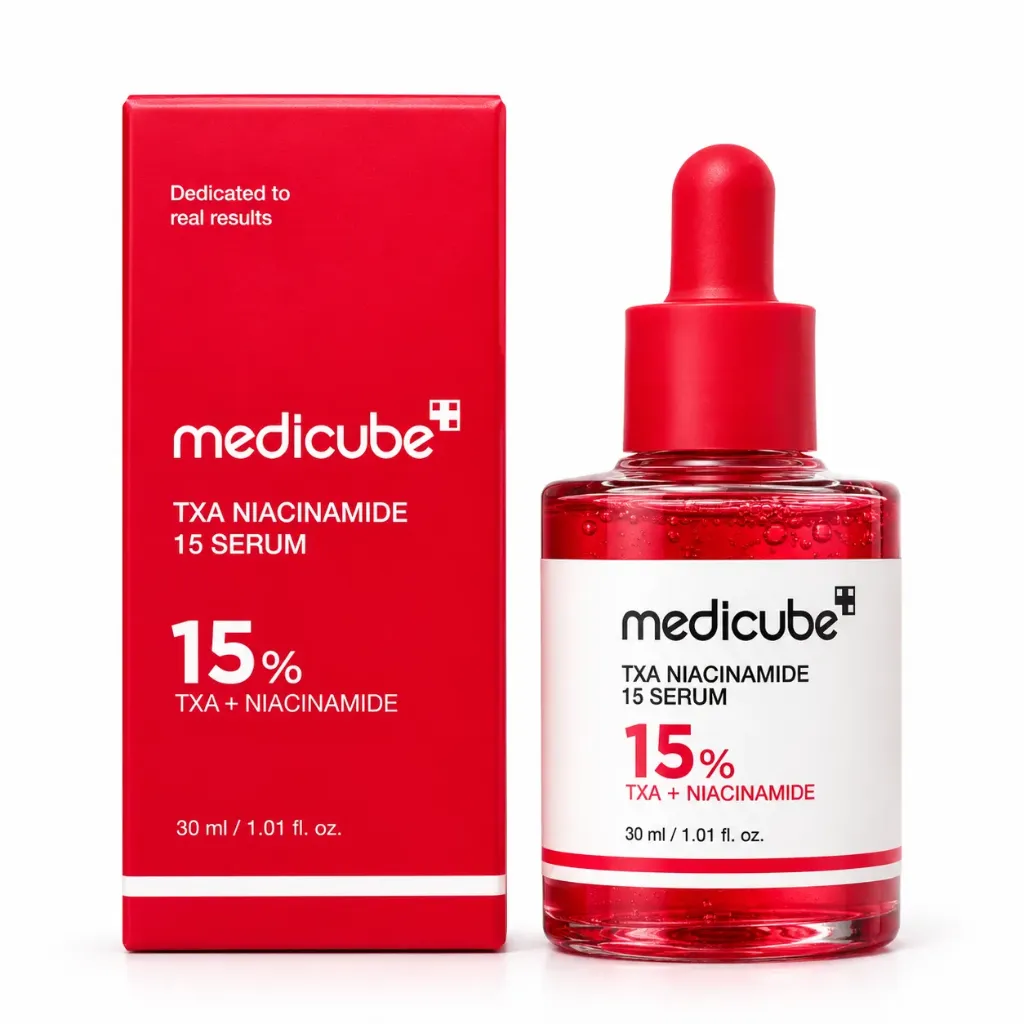 SUERO COREANO ANTI MANCHAS Y POST ACNÉ MEDICUBE DE TXN NIACINAMIDE 30ML