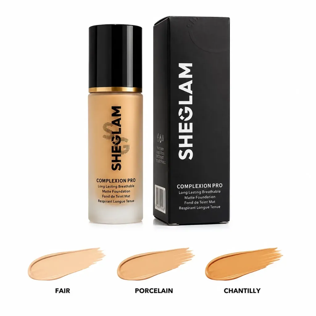 BASE SHEGLAM COMPLEXION PRO CAJA NEGRA