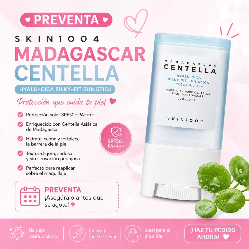 (PREVENTA) BLOQUEADOR SOLAR CENTELLA EN BARRA HYALU-CICA SPF50