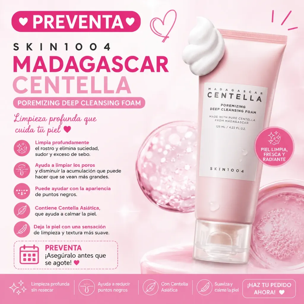(PREVENTA) JABÓN CENTELLA LIMPIADOR DE ROSTRO PARA REDUCIR GRASA Y POROS