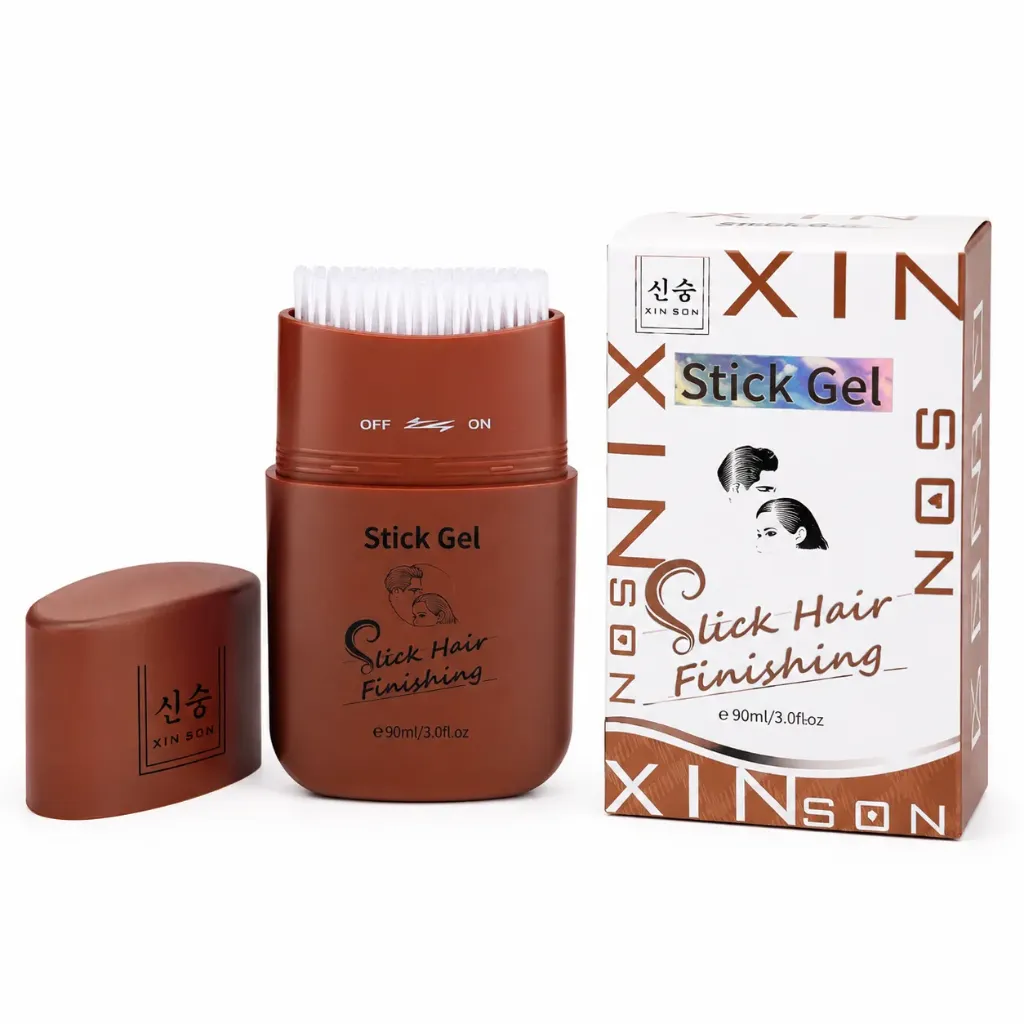 GEL FIJADOR DE CABELLO CON CEPILLO ESTILIZADOR XIN SON 90ML