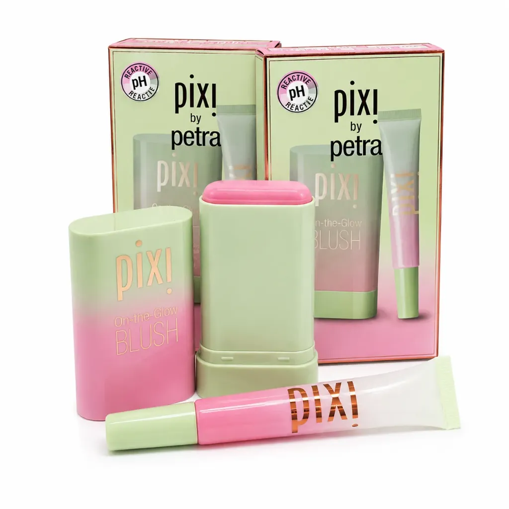 DUO DE RUBOR EN BARRA Y GLOSS PIXI BY PETRA