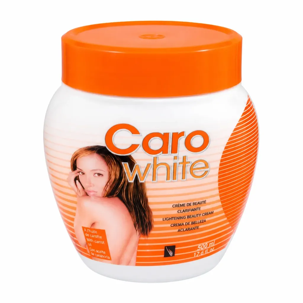 CREMA ACLARANTE Y NUTRITIVA CON VITAMINA E CARO WHITE TAPA NARANJA 120ML