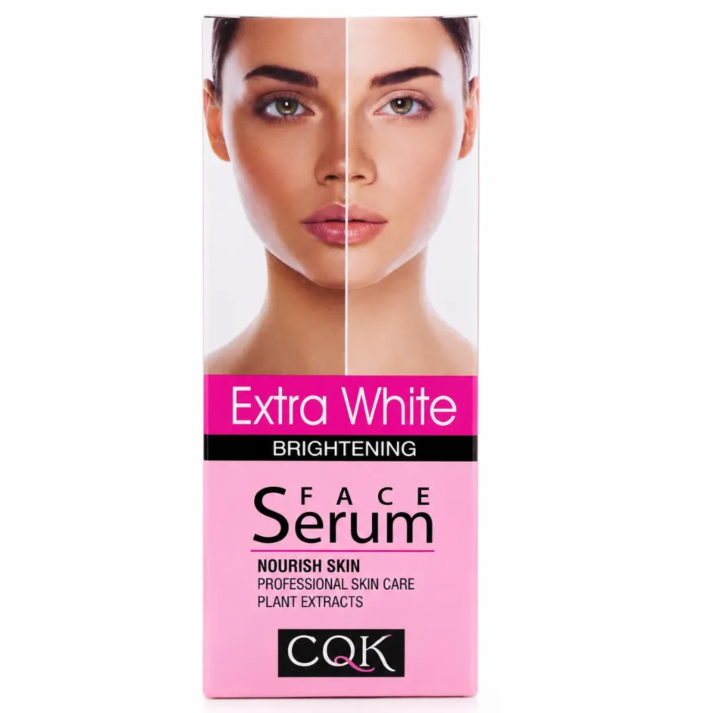 SUERO FACIAL EXTRA ACLARANTE CQK CAJA ROSADA CON BLANCO