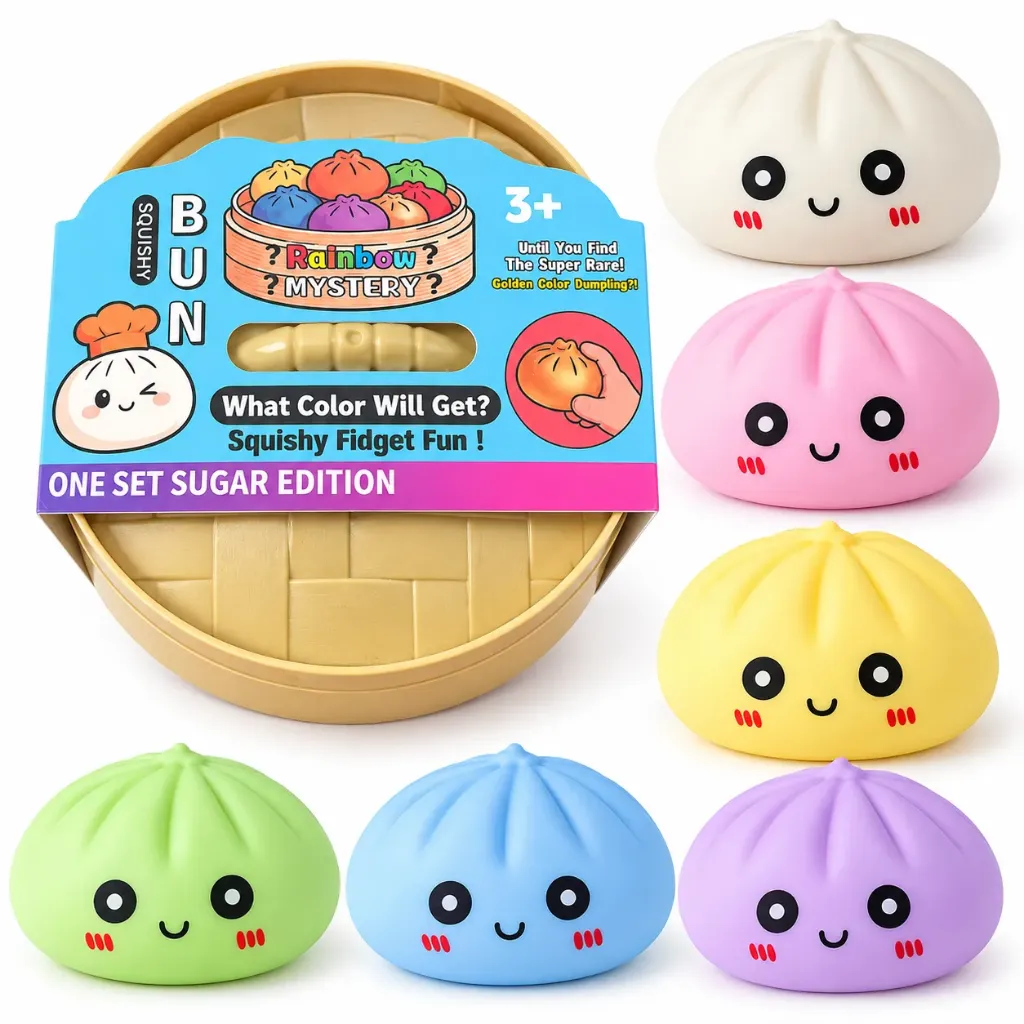 DUMPLINGS SQUISHY COLORES LISOS SURTIDOS