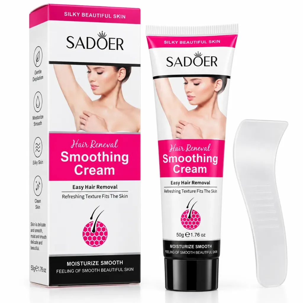 CREMA DEPILADORA CON EFECTO SUAVIZANTE SADOER 50G