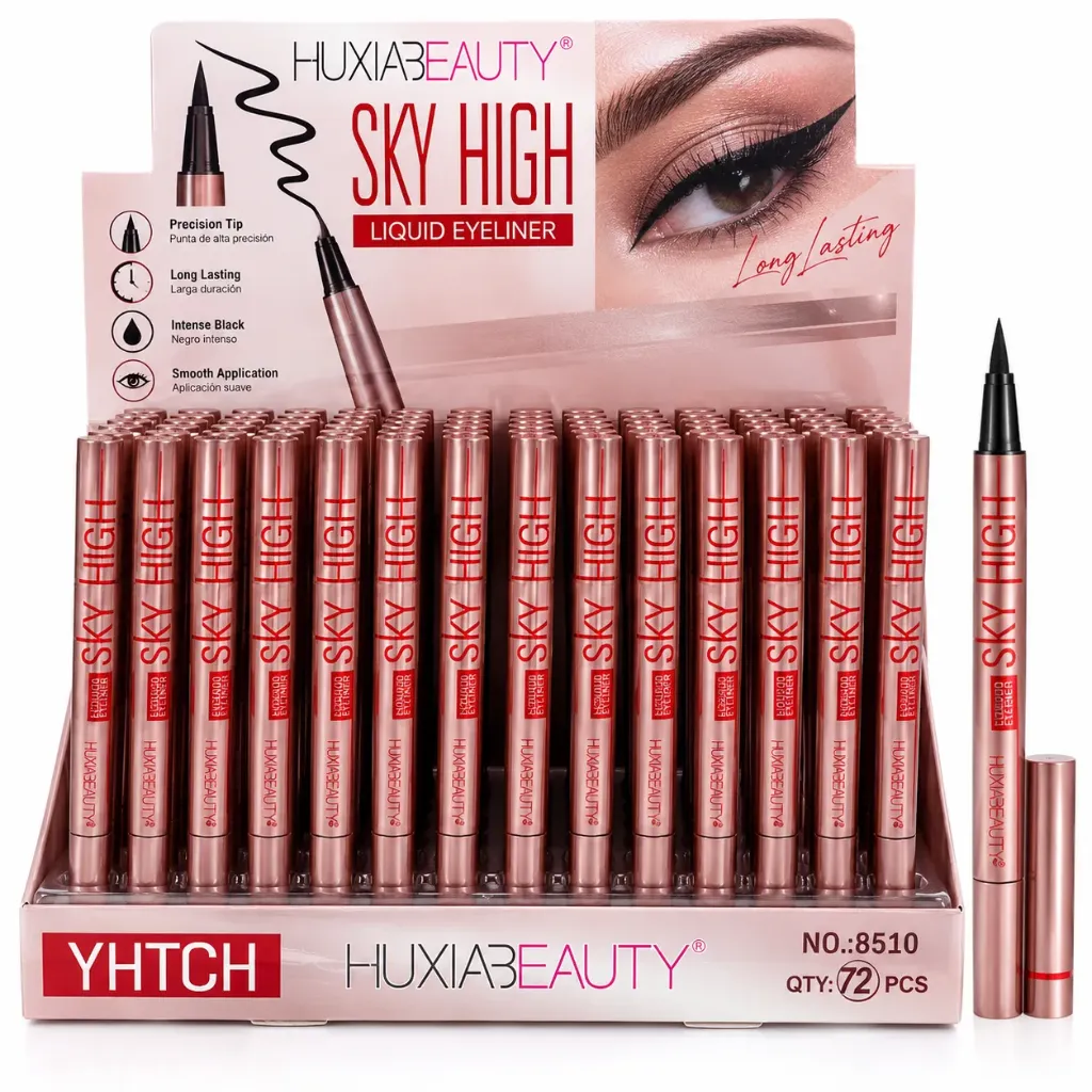 DELINEADOR LIQUIDO DE OJOS PUNTA PLUMON HUXIABEAUTY SKY HIGH