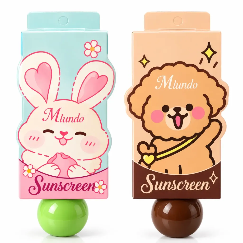 PROTECTOR SOLAR INFANTIL MIUNDO SPF75 DISEÑO DE CONEJO Y PERRO