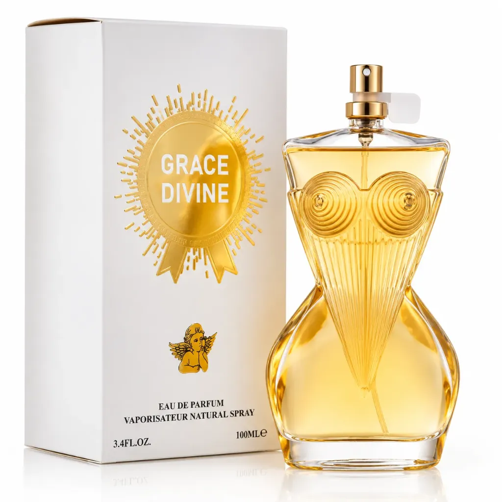 PERFUME DE MUJER GRACE DIVINE CAJA BLANCA 100ML DUPE JEAN PAUL GAULTIER