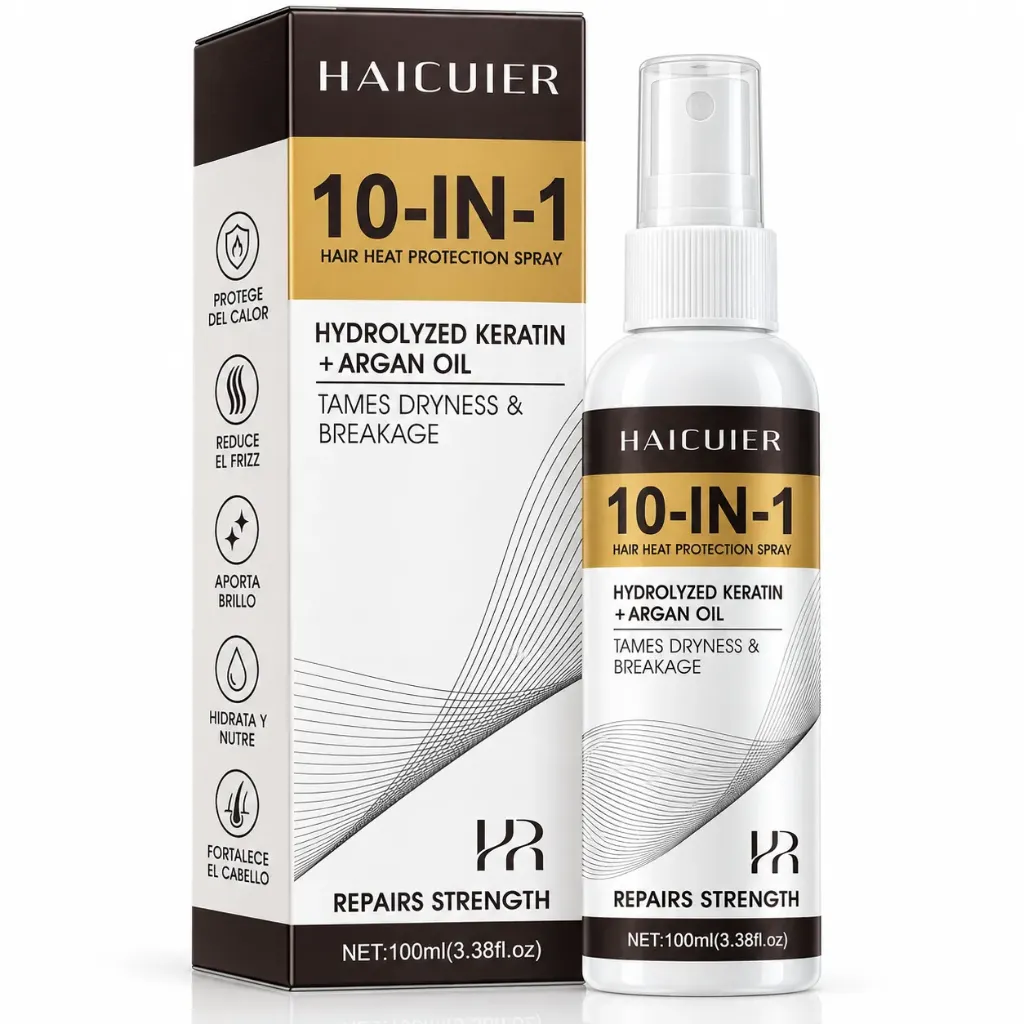 SPRAY PROTECTOR TERMICO CAPILAR DE KERATINA Y ACEITE DE ARGAN 100ML