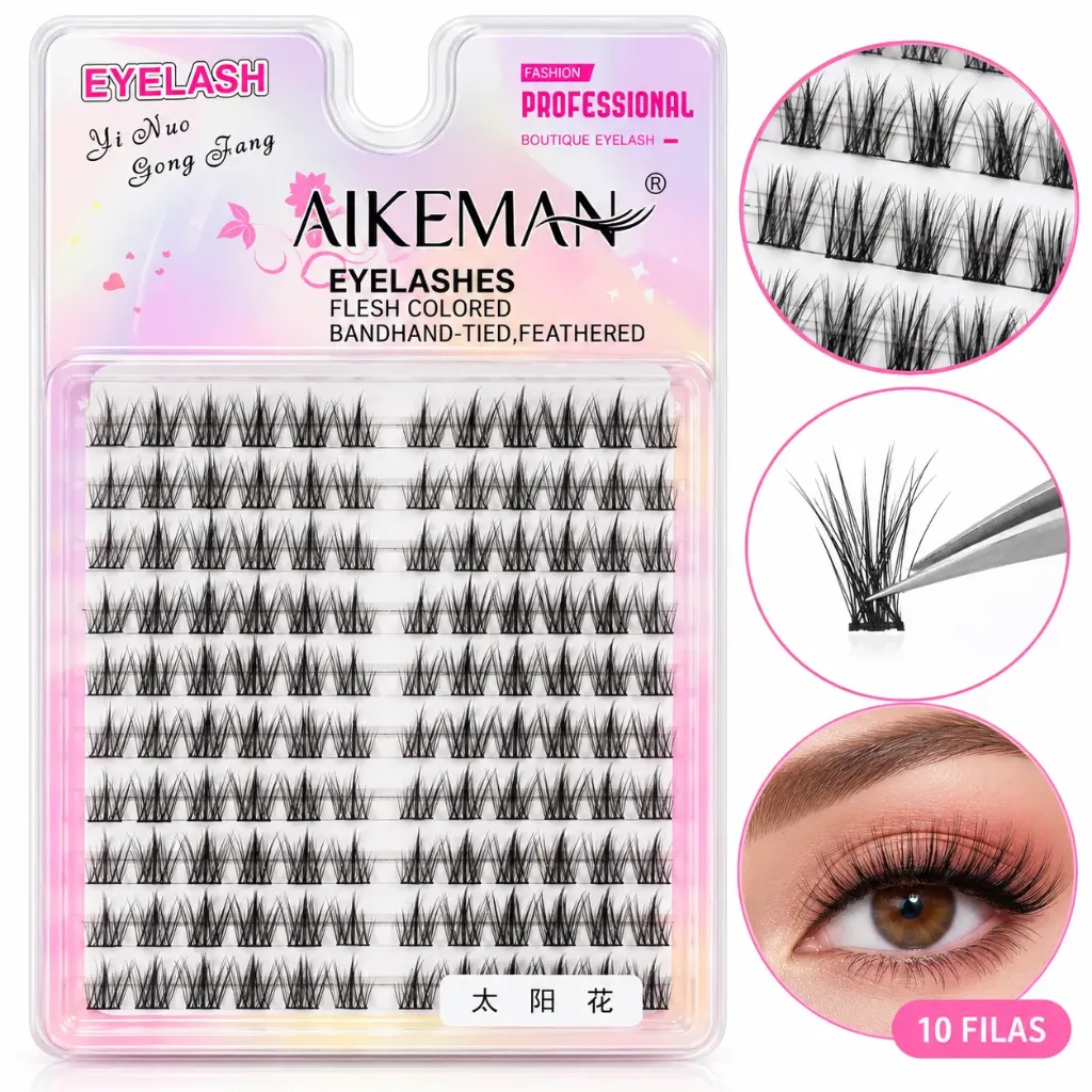 SET DE EXTENSION DE PESTAÑAS DE RAMITO AIKEMAN 10 FILAS
