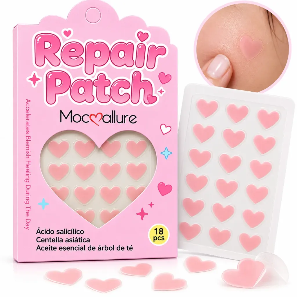 PARCHES PARA ACNE DISEÑO DE CORAZONES 18PCS BLEMISH PATCH MOCALLURE