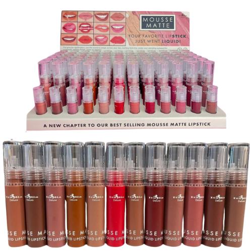 [LAB047] LABIAL MATTE MOUSSE LIQUIDO A PRUEBA DE AGUA ITALIA DELUXE