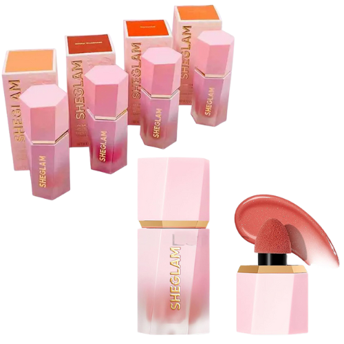 RUBOR LIQUIDO SHEGLAM CAJA ROSA