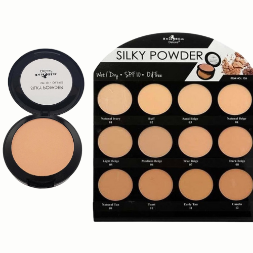 POLVOS MATTE DE ALTA COBERTURA ITALIA DELUXE CAJA NEGRA
