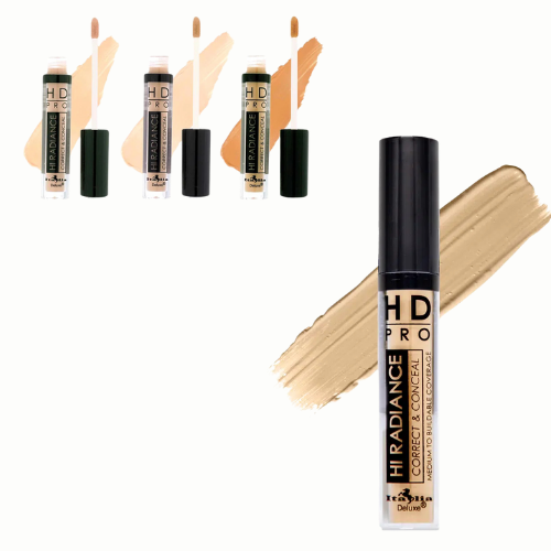 CORRECTOR LIQUIDO DE ALTA PIGMENTACION ITALIA DELUXE HD PRO TAPA NEGRA