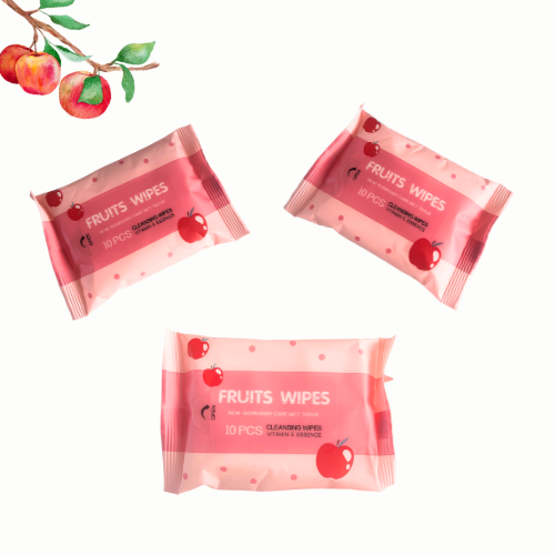 TOALLAS DESMAQUILLANTES CON VITAMINA E EMPAQUE ROSADO 1OPCS