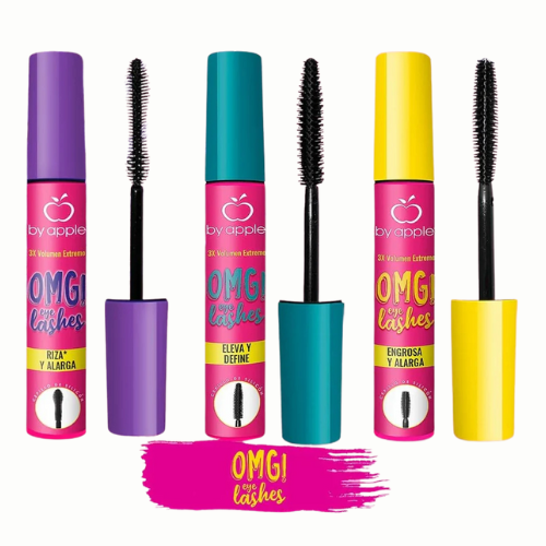 MASCARA PARA PESTAÑAS BY APPLE COLOR NEGRO OMG