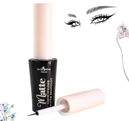 [OJDNIT] DELINEADOR DE OJOS NEGRO MATTE PUNTA PINCEL ITALIA DELUXE