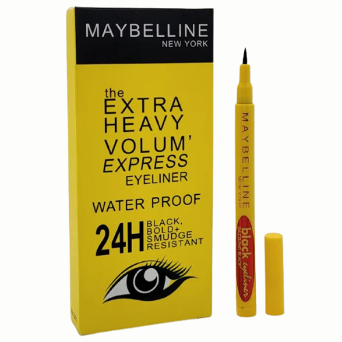 DELINEADOR DE OJOS NEGRO INTENSO A PRUEBA DE AGUA MAYBELLINE