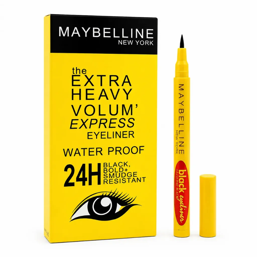 [OJ6642] DELINEADOR DE OJOS NEGRO INTENSO A PRUEBA DE AGUA MAYBELLINE