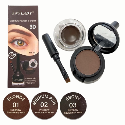 SET DE POMADA, POLVO Y BROCHAS ANYLADY