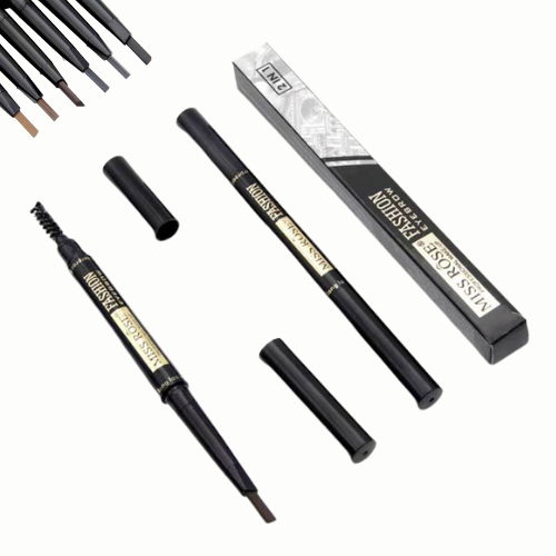 [7101013M3] DELINEADOR RETRACTIL DE CEJAS CON CEPILLO MISS ROSE A PRUEBA DE AGUA