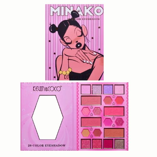 [OJ20KC] SET DE 20 SOMBRAS DE OJOS MINAKO KEVIN Y COCO
